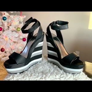Cute and sporty BEBE wedges